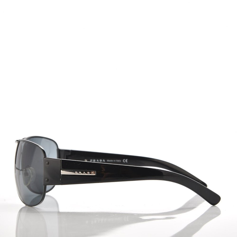 PRADA SPR 52G Aviator Sunglasses Black